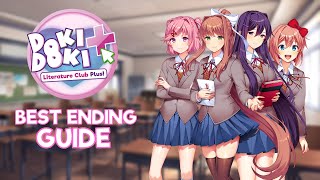 How to get the BEST ENDING in Doki Doki Literature Club Plus Full Ending Walkthrough [upl. by Millie]