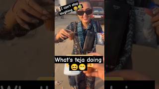 Tejaswi Karan funny video 😂😂 tejranmoment tejran [upl. by Gnik]