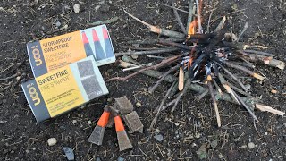 UCO Sweetfire Stormproof Fire Starter EcoFriendly Made From Sugar Cane  Cool For Bushcrafting [upl. by Selrahc]