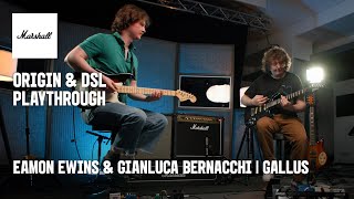 Origin 50C amp DSL40C Playthrough  Gallus  Marshall [upl. by Dennet]