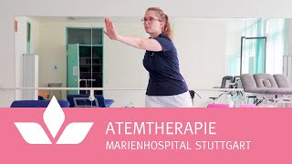 Atemtherapie bei und nach Lungenerkrankungen  Physiotherapie Marienhospital Stuttgart [upl. by Ettenig]