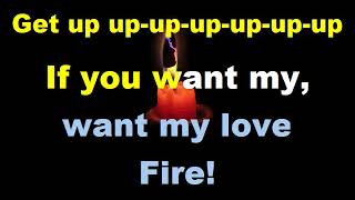 Karaoke Fire Beth Ditto [upl. by Mixie77]