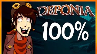 Deponia Full Game Walkthrough No Commentary  100 Achievements [upl. by Eiznikcm]