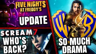 Insane DC Drama FNAF Movie Update Scream 7 amp MORE [upl. by Annaesor]