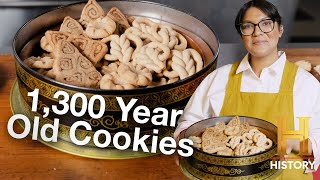 1300YearOld Chinese Cookies Are DELICIOUSLY COMPLEX  Ancient Recipes with Sohla [upl. by Ilarrold]