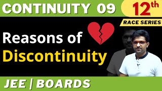 Continuity 09  Reasons of Discontinuity  Class 12  Race Series  Boards  JEE [upl. by Enylodnewg]