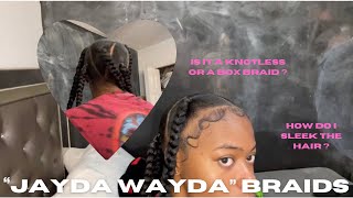 How To Do The “Jayda Wayda” Braids Tutorial￼ [upl. by Dionysus494]