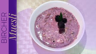 Bircher Muesli Recipe  High in Fiber Swiss style healthy Breakfast [upl. by Ymac]