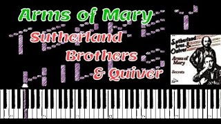 Arms of Mary  Sutherland Brothers and Quiver  Piano Tutorial [upl. by Niwroc897]