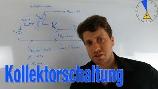 Kollektorschaltung Arbeitspunkt berechnen ET5M [upl. by Thorrlow]