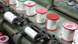 Silk Fabric Manufacturing Process [upl. by Nuyh]