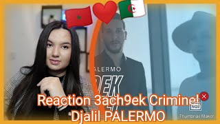 Djalil Palermo  3ach9ek Criminel Official Music Video Reaction [upl. by Roseanne]