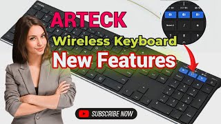 Arteck hb192 wireless keyboard  Arteck  bluetooth keyboard [upl. by Ahsinut]