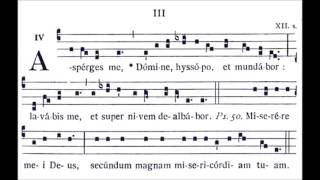 Asperges Me II  Gregorian Chant III [upl. by Buell928]