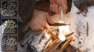 Bushcraft Techniques  Fire Starting  Trioxane [upl. by Niuqaoj]