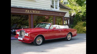 RollsRoyce Corniche III Convertible August 1991 [upl. by Laud]