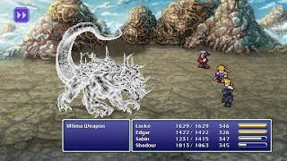 Final Fantasy VI Pixel Remaster  vs Ultima Weapon 4K60 [upl. by Anawk350]