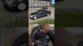 MercedesBenz W124 300d  Steering wheel gameplay  Euro Truck Simulator 2 G29 Setup [upl. by Artapoelc]