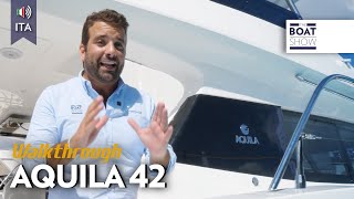 ITA AQUILA 42  Tour Catamarano a Motore  The Boat Show [upl. by Burnard]