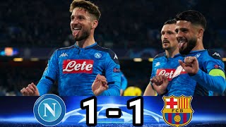 Napoli vs Barcelona 11 ● UCL 2020 ● Extended highlights amp Goals [upl. by Undis185]