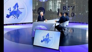 Euranet Plus Summit Part 1 Interview with Michel Barnier in French [upl. by Nicram]