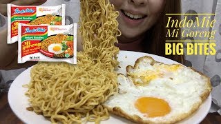 ASMR IndoMie Mi Goreng  Big Bites  Eating Sounds No Talking [upl. by Anelrats427]