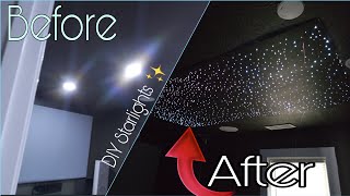 Create Your Dream Theater Starlight Ceiling DIY [upl. by Chancelor]