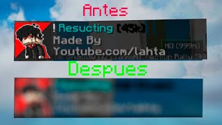 EDITÉ el TEXTURE PACK de RESUCTING para Minecraft HCF 👑  Battle Network [upl. by Ikiv]