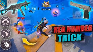 NEW  DESERT EAGLE  UMP  RED NUMBER  FREE FIRE HEADSHOT TRICK  FREE FIRE ONE TAP TRICK 🔥 [upl. by Bartel333]