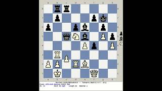 Byvshev Vasily Mikhailovich vs Taimanov Mark E  URS Chess 20 1952 Moscow Russia [upl. by Adabel]