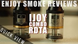 Quick view Combo RDTA by iJoy [upl. by Artied]