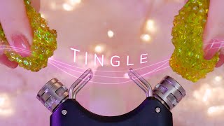 ASMR Tingle max Slime therapy⭐Slime ear cleaning Cutting ear cupping massage🧠 [upl. by Ycnay]