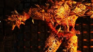 Witcher 3 Fire Elemental Boss Fight Hard Mode 4K 60fps [upl. by Nemzaj581]