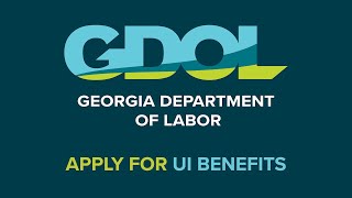 Applying for Unemployment Benefits in Georgia [upl. by Ainnat846]