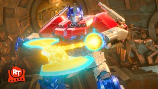 Transformers One 2024  Optimus Prime vs Megatron Scene  Movieclips [upl. by Yci]