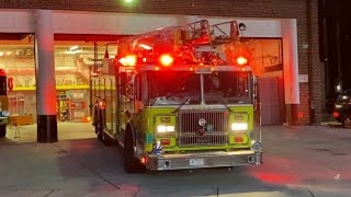 Yeadon Fire Company Ladder 16 Responding [upl. by Nide]