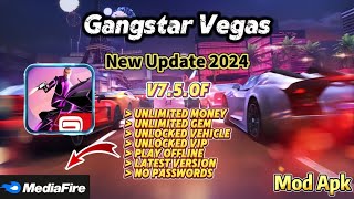 Gangstar Vegas v750f  New Update 2024  Unlimited Money Unlimited Gem  Mod Apk [upl. by Ernaline817]