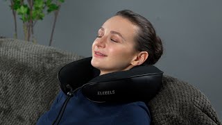 ELEEELS R5 Neck Care Massager  Unique Clamping and Kneading Massage Mechanism [upl. by Eninnaj]