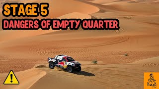 Rally Dakar 2024 Stage 5 Dangers of Empty Quarter [upl. by Eseyt358]