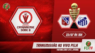 AO VIVO  CARLOS RENAUX X CARAVAGGIO  CAMPEONATO CATARINENSE SÉRIE B 2023 [upl. by Mika]