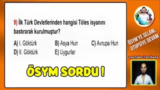 1 İslamiyet Öncesi Türk Tarihi Soru Çözümü  KPSS Tarih 2024 [upl. by Ardnajela538]