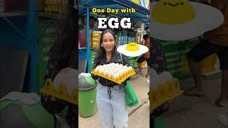 One day Fulla Eggs  Challenge  wait till the end 🥚🪺 funny foodchallenge [upl. by Xena951]