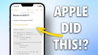 Notes is AMAZING in iOS 17  Heres EVERYTHING Apple added [upl. by Analed987]