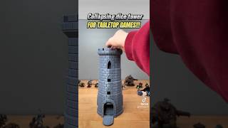 3D Printable Collapsible Dice Tower by 3DPrintingWorld [upl. by Cirtemed]