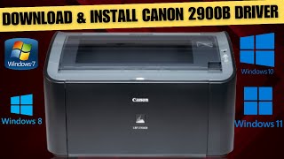 How to Download and Install Canon 2900b Printer Driver [upl. by Ennairrac142]