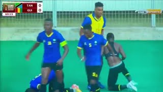 Tanzania vs Guinea 10 Goli la Simon Msuva Leo  Kufuzu AFCON2024 Africa Cup of Nations [upl. by Wylma]