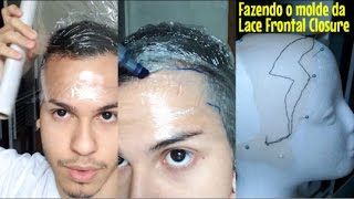 2 Fazendo PerucaWig  Lace Front Wig Humana 25  Lace Frontal Closure  Fazendo a Linha do Cabelo [upl. by Esbensen426]