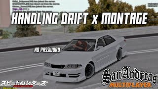 HANDLING DRIFT x MONTAGE GTA SA ANDROID  SUPPORT SAMP [upl. by Nodnek]