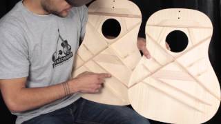 Gibson Acoustic Bracing Pattern Overview [upl. by Tiffa]