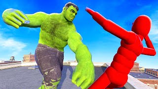 HULK Smashes Dynamic AI Ragdolls  Overgrowth Mods Gameplay [upl. by Okihcim]